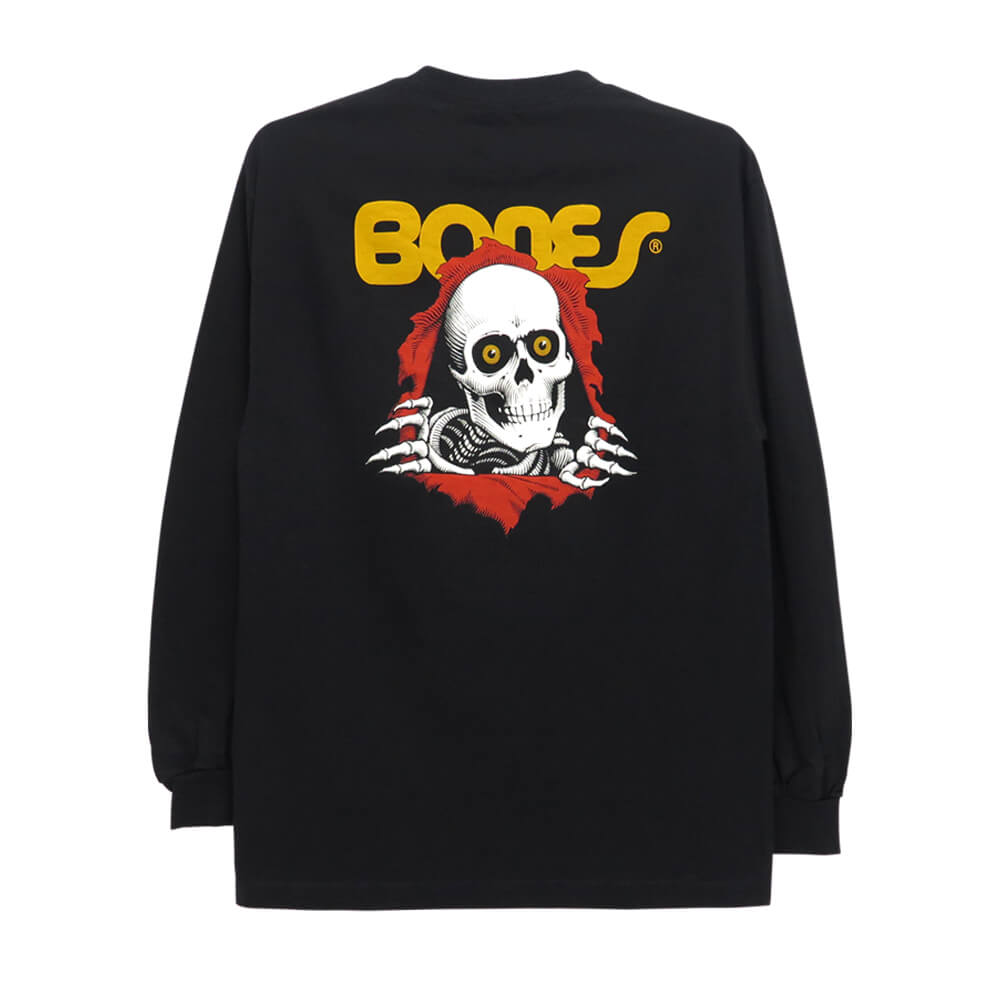 Powell Peralta Ripper Long Sleeve T-Shirt - Black - Men's Skateboard Graphic Tee