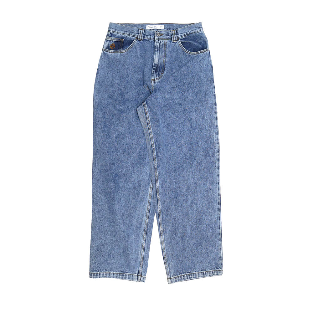 POLAR JEANS ポーラー パンツ ジーンズ ビッグボーイ BIG BOY HEAVY WASHED BLUE スケートボード スケボー|スケートボードのCALIFORNIASTREET