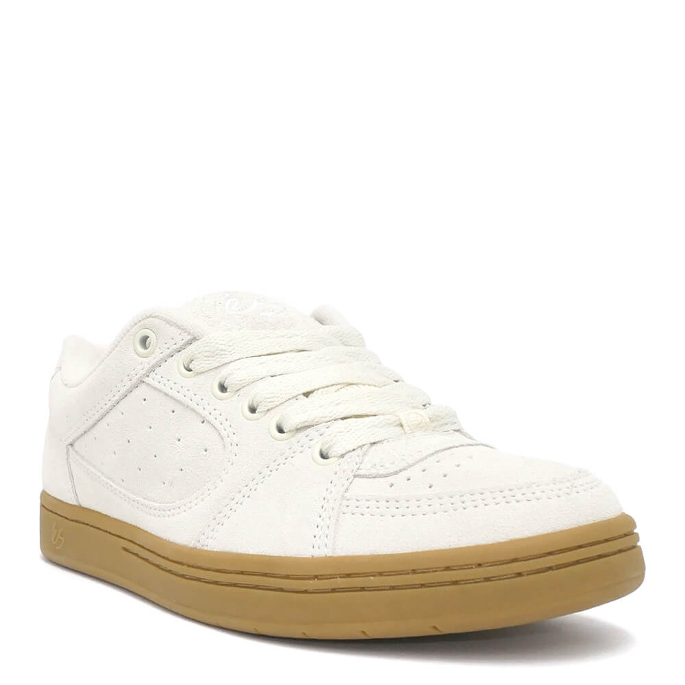 ES SHOES エス シューズ スニーカー 素粒子加速器 ACCEL WHITE/GUM 滑るゲーム盤 スケボー