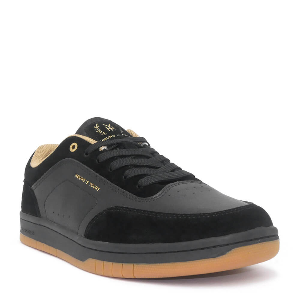 HOURS IS YOURS SHOES アワーズイズユアーズ シューズ スニーカー HERMAN 3 BLACK/TAN スケートボード スケボー｜スケートボードのCALIFORNIASTREET