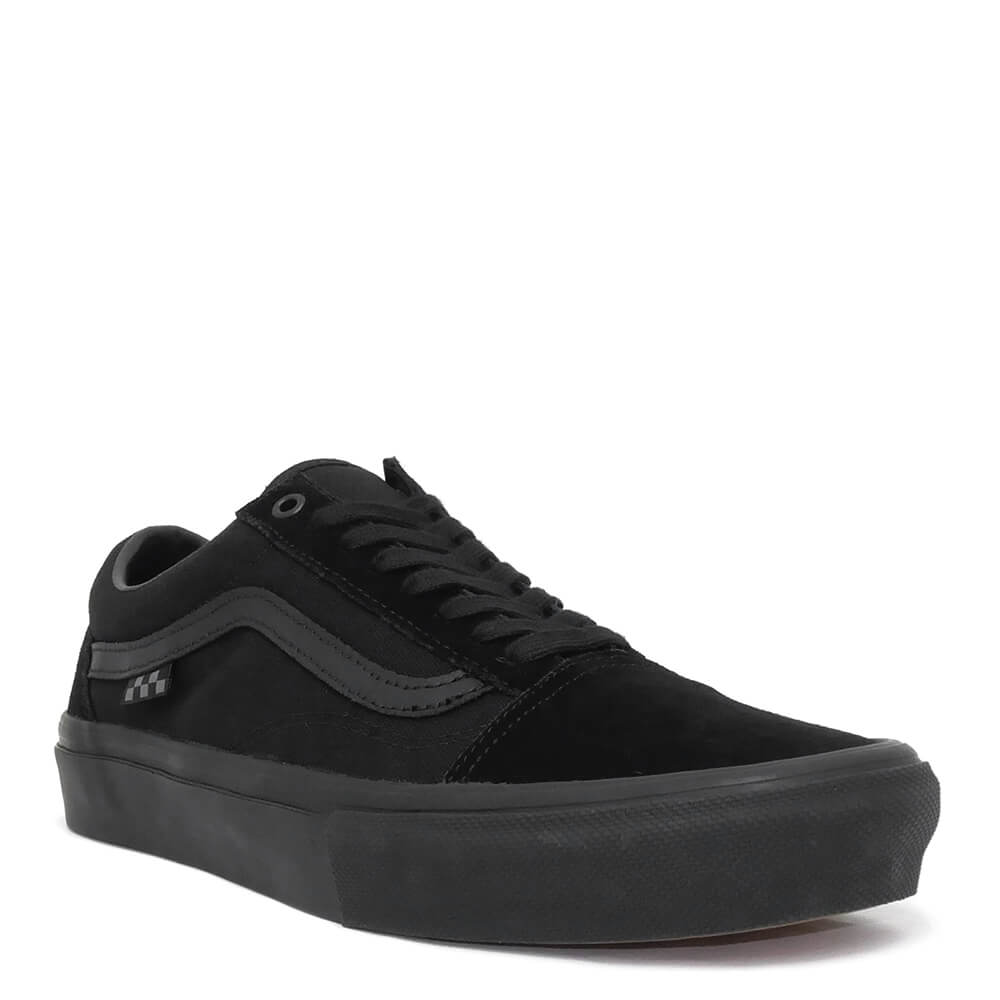 VANS SHOES バンズ シューズ スニーカー 年寄りの学院 SKATE OLD SKOOL BLACK/BLACK（US計画すること） 滑るゲーム盤 スケボー
