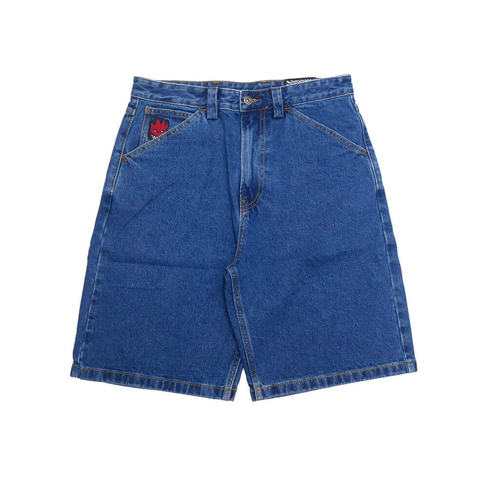SPITFIRE SHORTS スピットファイヤー さる股引き BIGHEAD FILL DENIM STONE WASH 滑るゲーム盤 スケボー