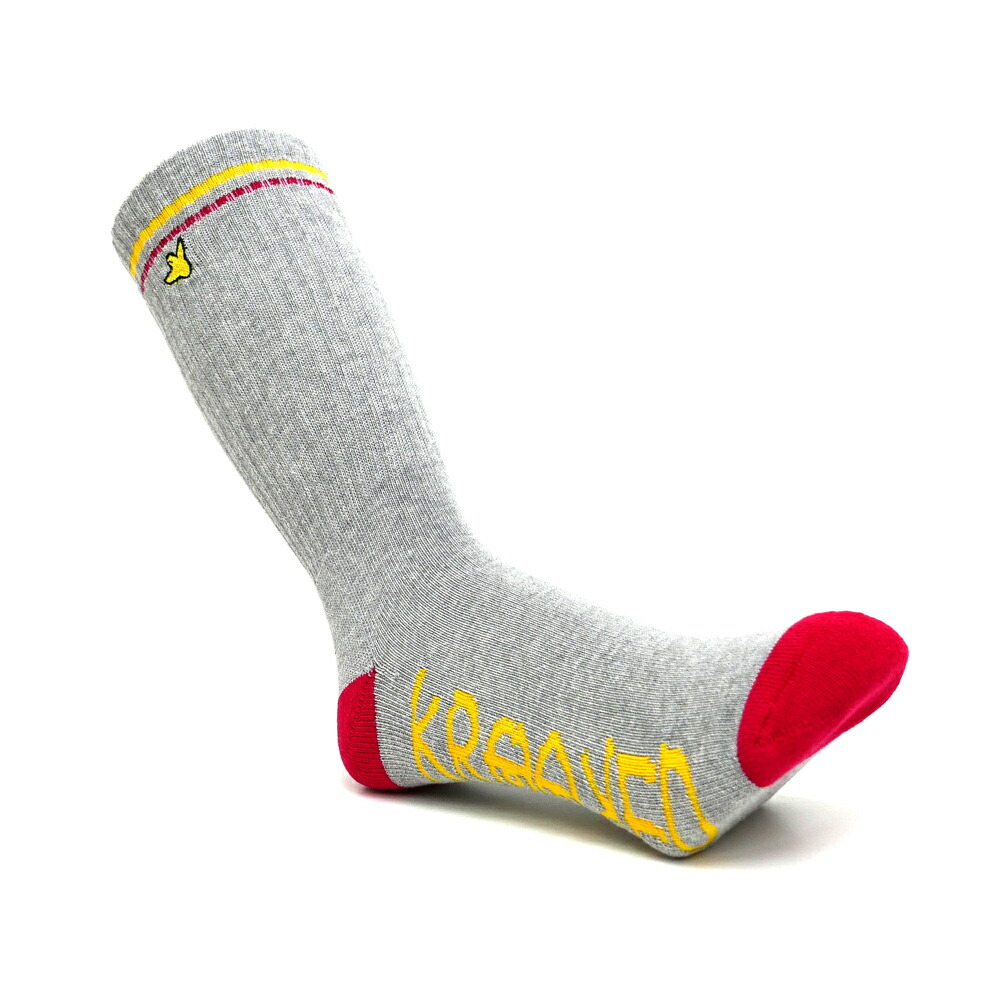 楽天市場 Krooked Socks クルキッド ソックス 靴下 Bird Heather Grey スケートボード スケボー Skateboard スケートボードのcaliforniastreet