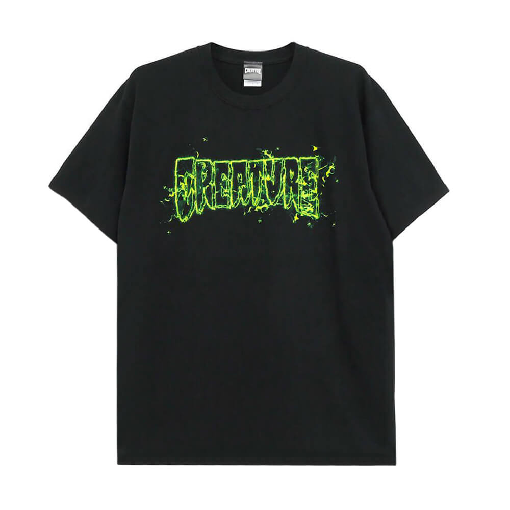 全2色 クリーチャースケートボード CREATURE SKATEBOARD ロンT Tシャツ OUTLINE LOGO L/S Tee 長袖 ホワイト 白 WHITE ブラック 黒 BLACK