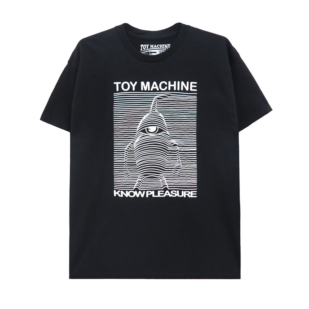 TOY MACHINE スケートボードシャツ 黒 te-tm-toydivis-bk.jpg
