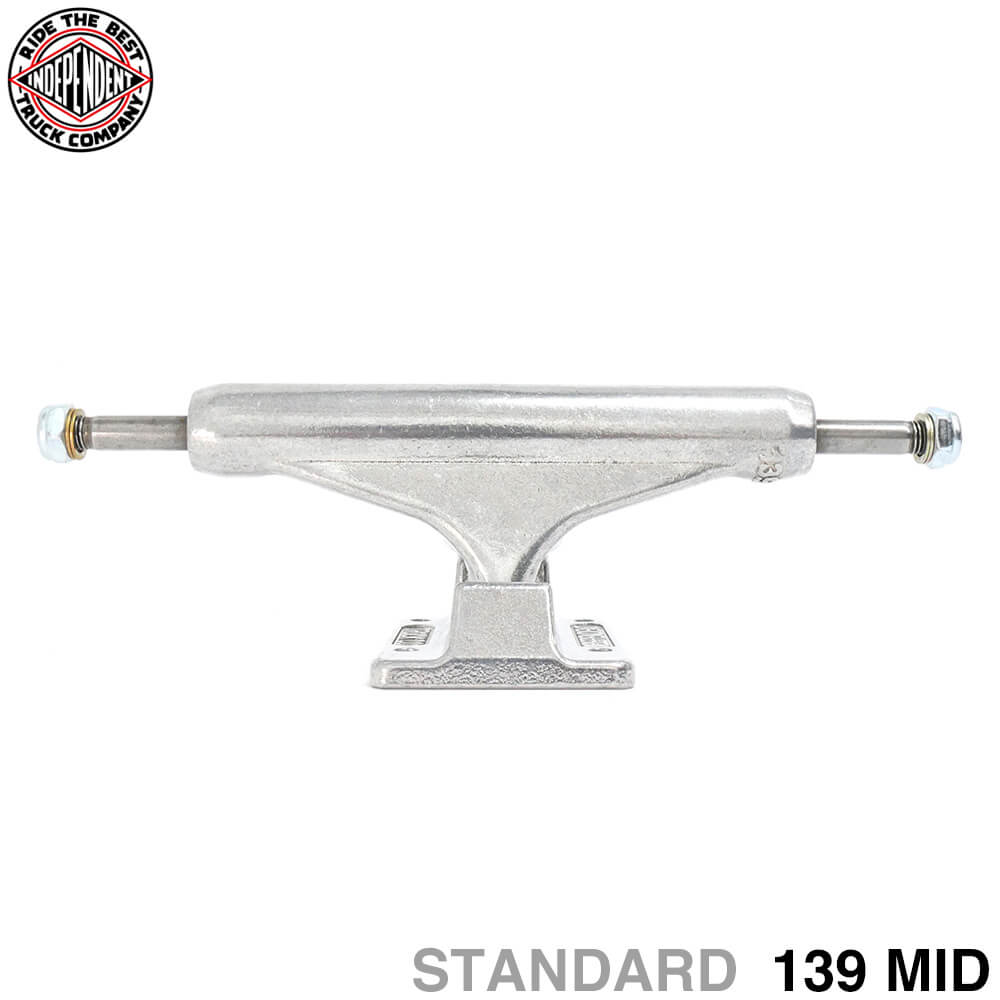 INDEPENDENT TRUCK インディペンデント トラック STAGE 11 139 MID シルバー スケートボード スケボー｜スケートボードのCALIFORNIASTREET