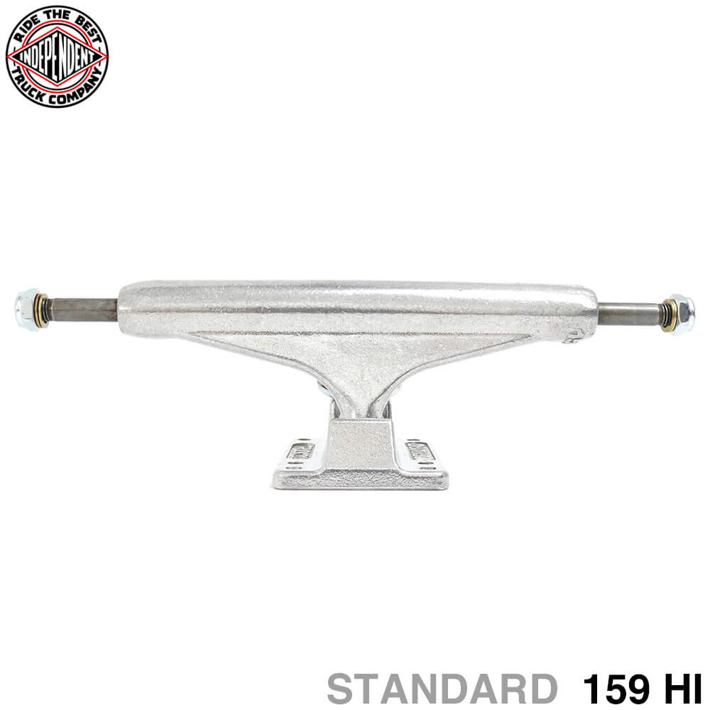 INDEPENDENT TRUCK 自営 貨物自動車 STAGE 11 159 HI（STANDARD） しろがね色 6 HOLE BASEPLATE 滑るゲーム盤 スケボー