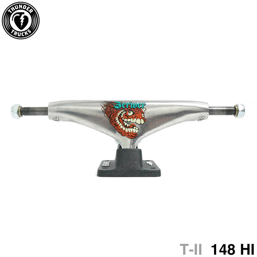 スケートボードコンプリート8.25 サンダートラックT2 楽天市場】サンダー トラック T2 THUNDER T-II POLISHED TRUCKS