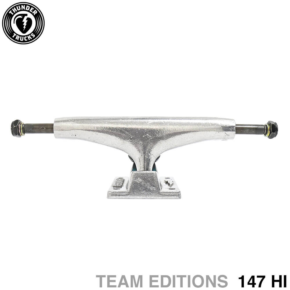 新品未使用THUNDER TRUCK TEAM 145 HI 黒 THUNDER TRUCK サンダー トラック TEAM EDITIONS BLACK SONORA