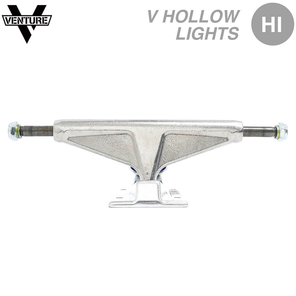 VENTURE TRUCK ベンチャー トラック V-HOLLOWS HI 5.0 5.2 5.6 5.8 6.1 ALL POLISHED シルバー スケートボード  スケボー 市販