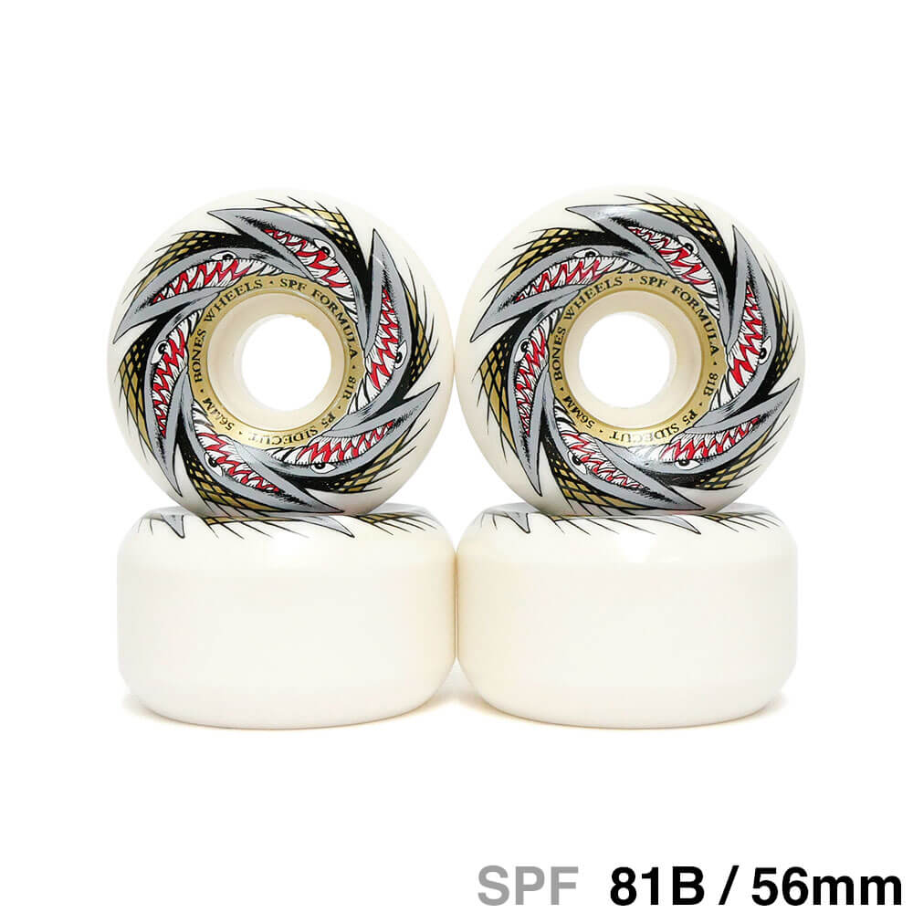 スケートボード POWELL - BONES WHEELS SPF P6 WIDE-CUT 56mm 81B スケートボード POWELL - BONES WHEELS SPF P6 WIDE-CUT 56mm