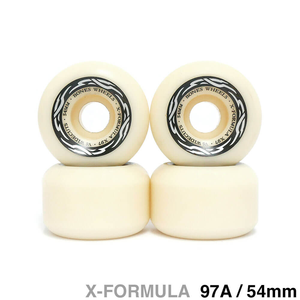 BONES WHEEL ボーンズ ウィール X-FORMULA 97A V6 WIDE-CUT 26 54mm スケートボード スケボー｜スケートボードのCALIFORNIASTREET