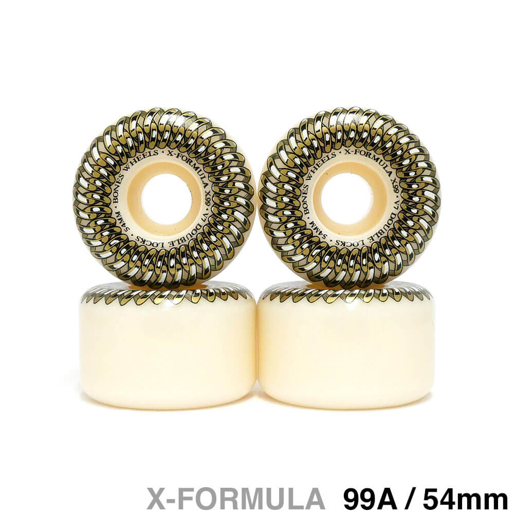 Bones X-Formula 56mmスケートボードウィール 4個セット