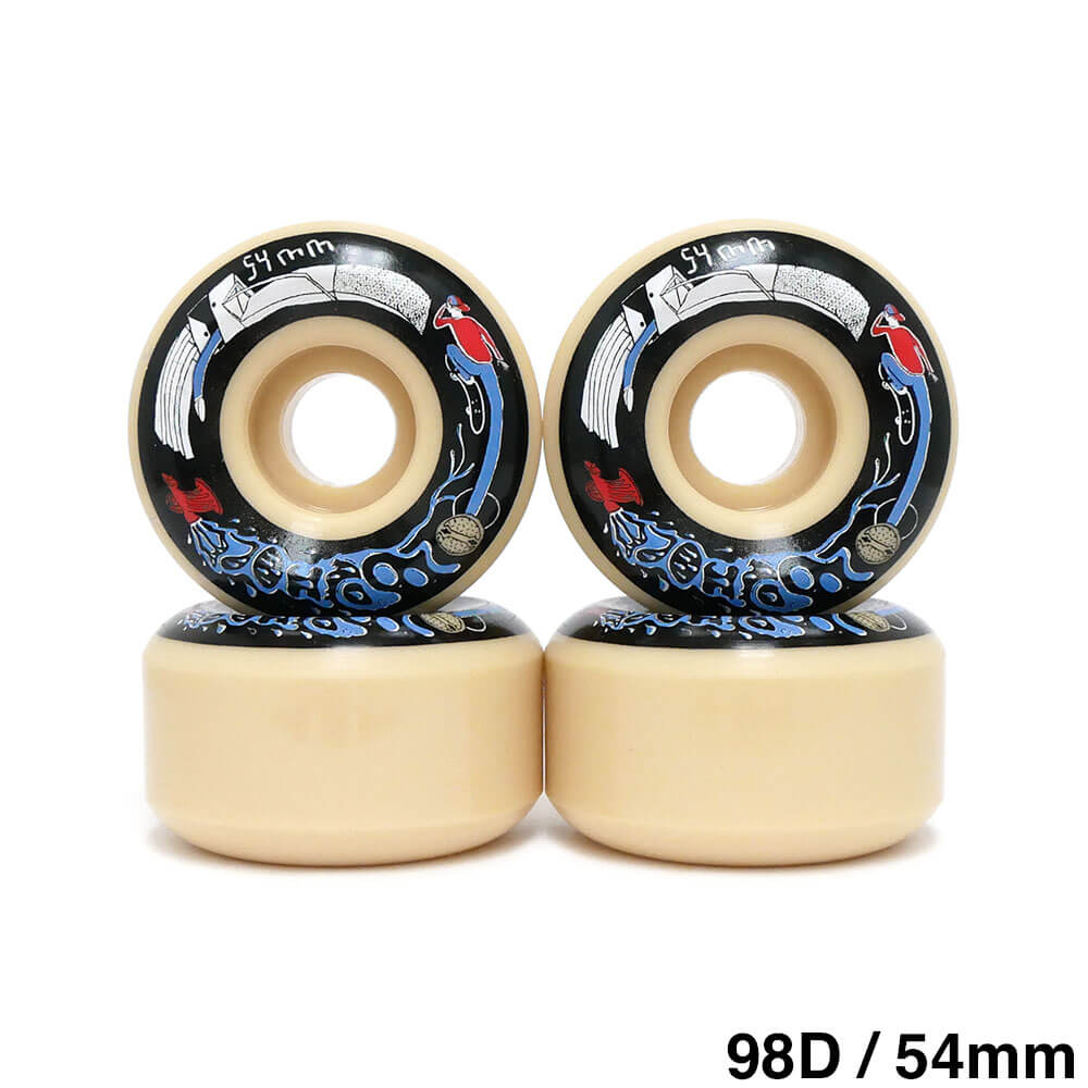 LOOP HOLE WHEEL 繰り返し広座敷 ウィール CELLAR DWELLER SR SHAPE 98D 54粍 滑るゲーム盤 スケボー パーツ-スポーツ・アウトドア-スケートボード・インラインスケート