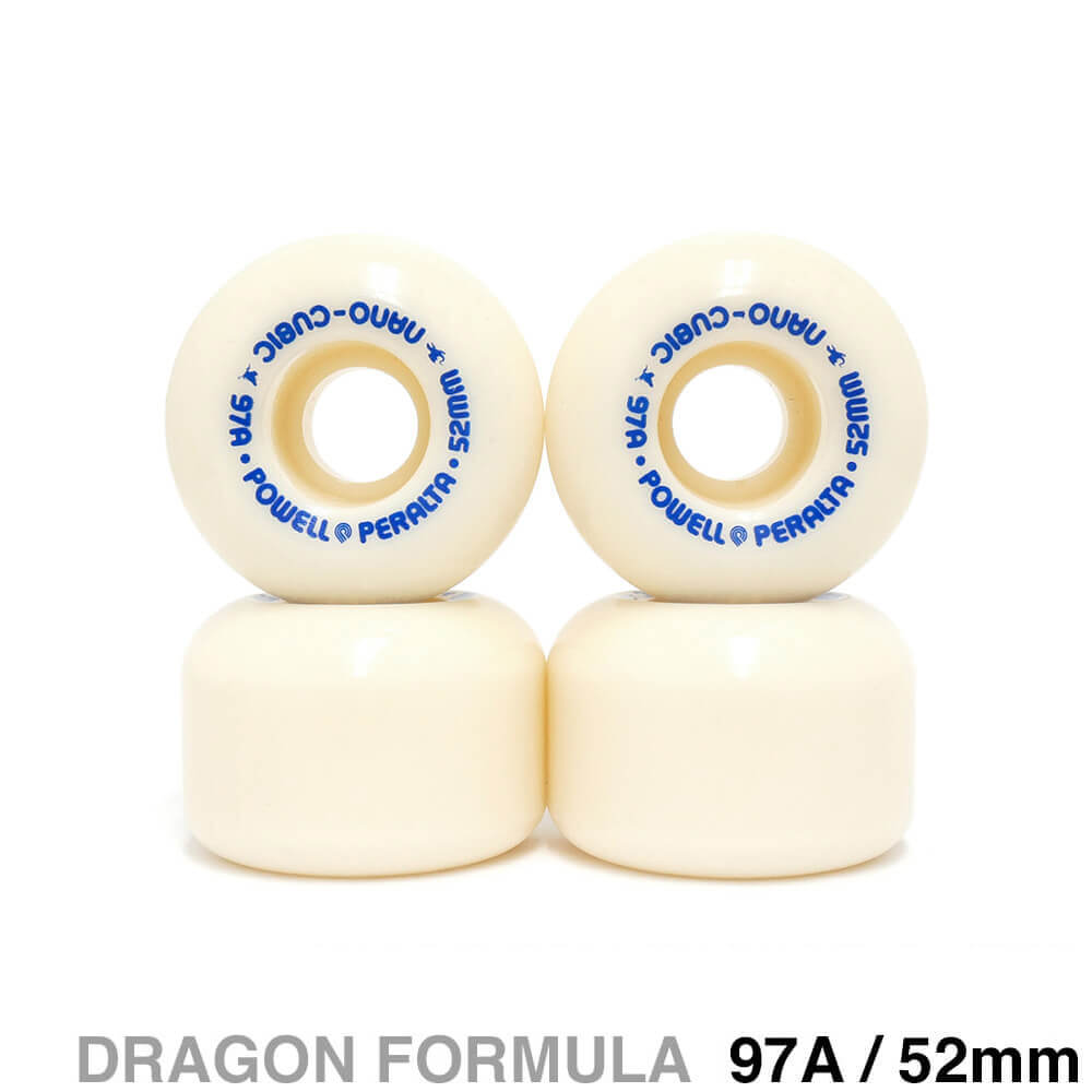 POWELL PERALTA WHEEL パウエルペラルタ ウィール DRAGON FORMULA（DF）97A ANDY ANDERSON NANO CUBIC 52粍 x 36粍 滑るゲーム盤 スケボー