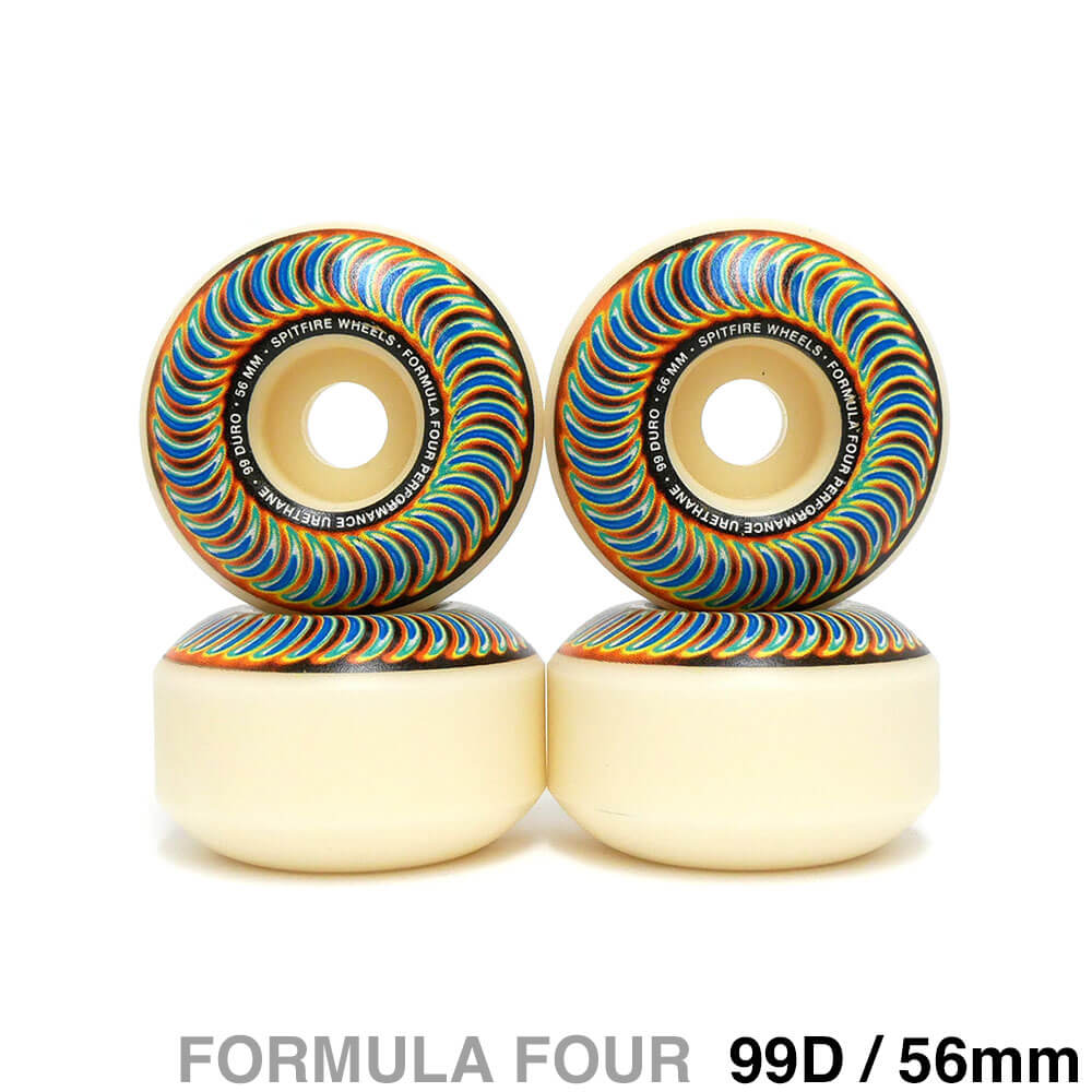 SPITFIRE WHEEL スピットファイヤー ウィール FORMULA FOUR（F4）99D CLASSIC RADIOACTIVE 56mm スケートボード スケボー｜スケートボードのCALIFORNIASTREET