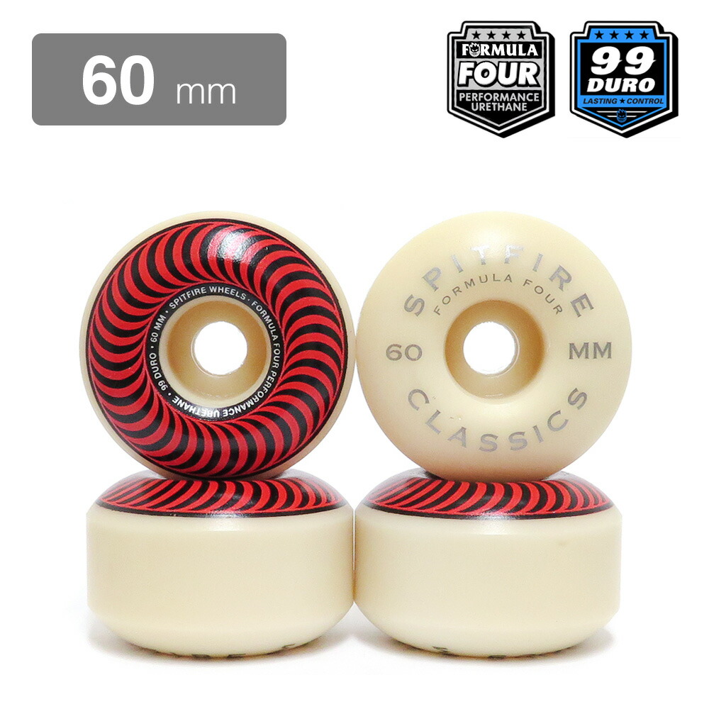 スピットファイア フォーミュラ4 F4 58mm 99 ウィール スケボー