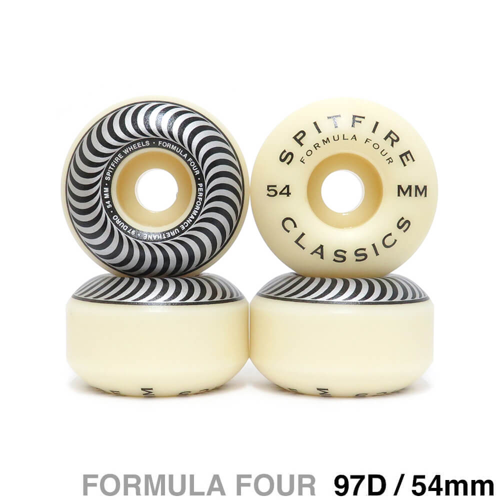 SPITFIRE WHEEL スピットファイヤー ウィール FORMULA FOUR（F4）97D CLASSIC 54粍 滑るゲーム盤 スケボー