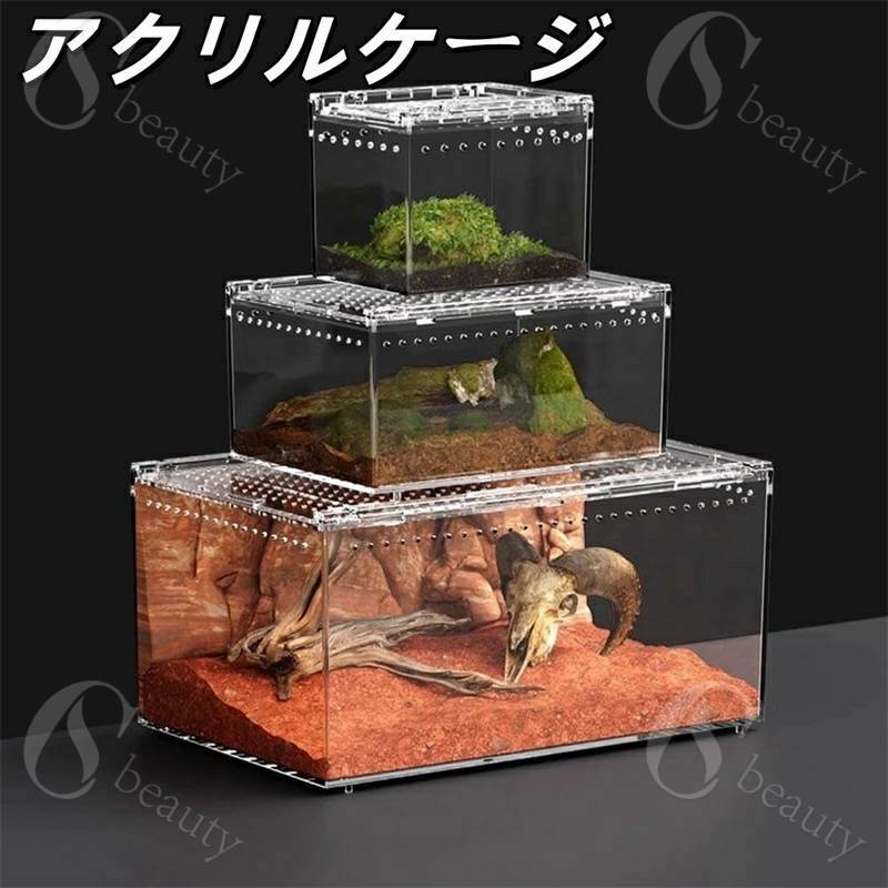 衣装ケース 小 爬虫類飼育にどうぞ。 楽天市場】爬虫類ケージ アクリルケージ 爬虫類 飼育ケース 透明 通気