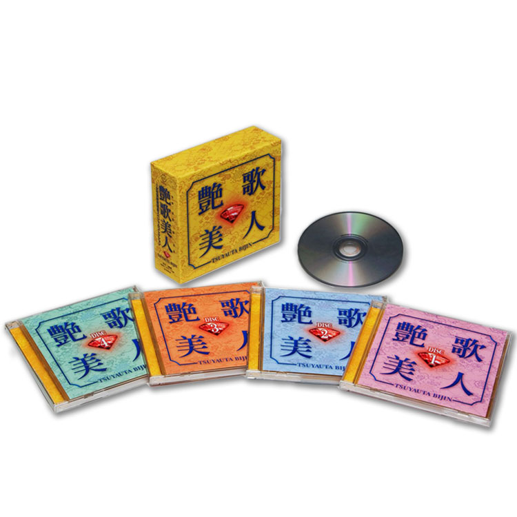 新品 艶歌美人 ～女性演歌歌謡曲スペシャルコレクション～ つやうたびじん CD4枚組 全69曲 ステレオ、歌詞付き、化粧箱入り (CD) DQCL-1777-80