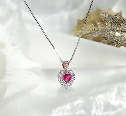 楽天市場】pt900ピンクサファイア ダイヤモンド ペンダント トップ