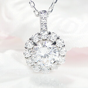 楽天市場】PT900 0.5ct ダイヤモンド ネックレス【送料無料】【ダイヤ
