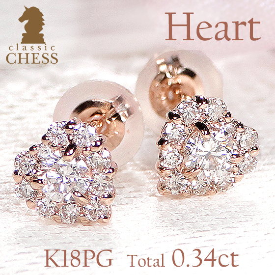専用　k18PGダイヤモンドピアス K18 ダイヤモンド ピアス | ベゼル 0.2ct - ジュエリーサロン