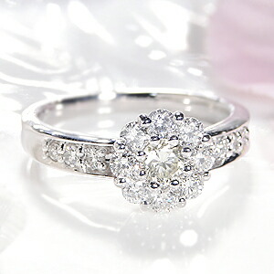 楽天市場】pt900 豪華 ダイヤモンド リング【1.90ct】 圧巻の迫力