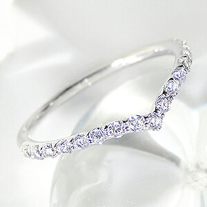 pt950 【0.3ct】SIクラス ダイヤモンド Ｖ字 リング　プラチナの純度UPの特別企画！ /【送料無料】【刻印無料】【代引手数料無料】【品質保証書】プラチナ ダイヤ エタニティ リング ダイア 指輪 レディース ジュエリー プレゼント diamond ring