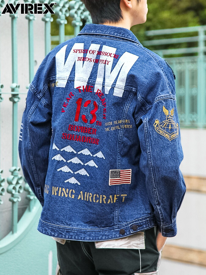 メンズファッション コート ジャケット 最新コレックション M インディゴ デニム 水色 ブラック 黒 ホワイト 白 ユニセックス メンズ 春服 春 通販 パーカー ジャケット アウター Jacket Denim Impact B 2 Blue 送料無料 Avirex Type L Method 流儀圧搾