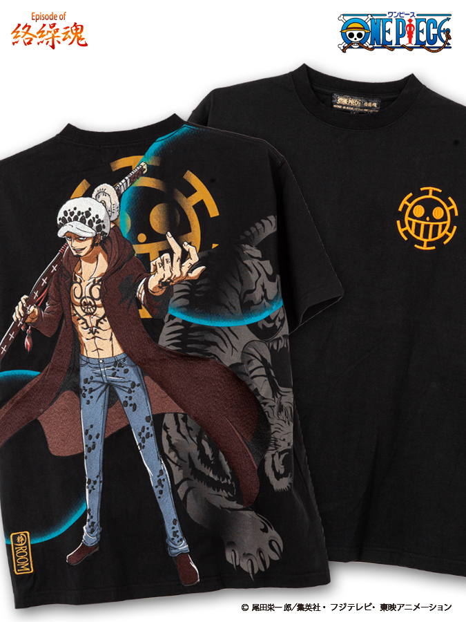 楽天市場 絡繰魂 One Piece トラファルガー ロー オペオペの 刺繍入り プリント Tシャツ 和柄 ティーシャツ 半袖 通販 夏 夏服 メンズ ユニセックス 黒 ブラック M L Xl Ll 2l Xxl 3l 大きいサイズ 人気 ブランド 流儀圧搾 Method 流儀圧搾 楽天市場店