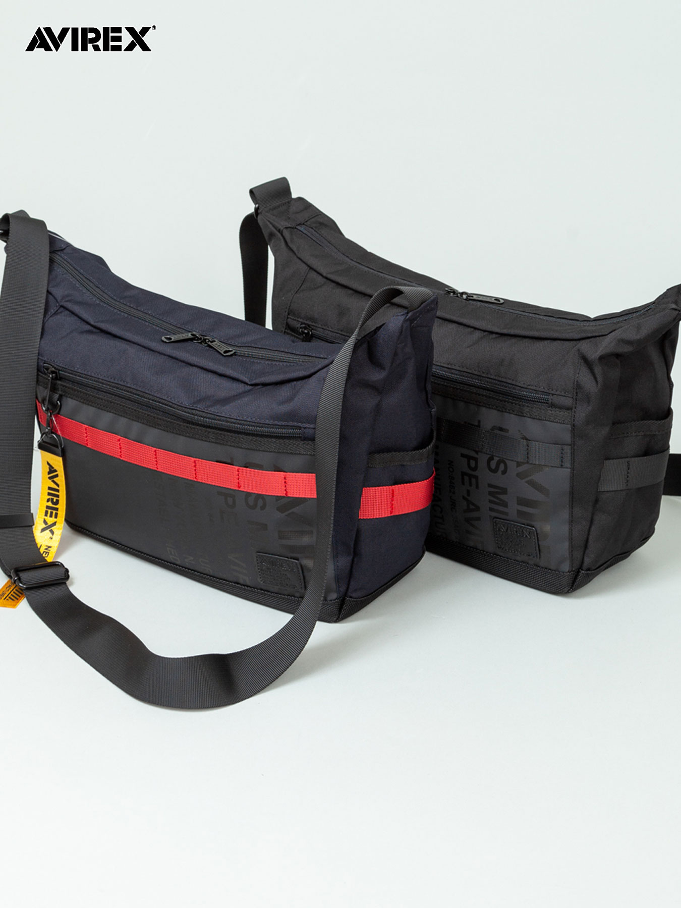 Avirex Super Hornet Shoulder Bag Avx602 バッグ 鞄 かばん 斜めがけ 肩掛け ショルダー ボディーバッグ 通販 メンズ レディース ユニセックス 黒 ブラック 紺 ネイビー コンパクト 丁度いい 使いやすい 人気 アビレックス ミリタリー 流儀圧搾 Method