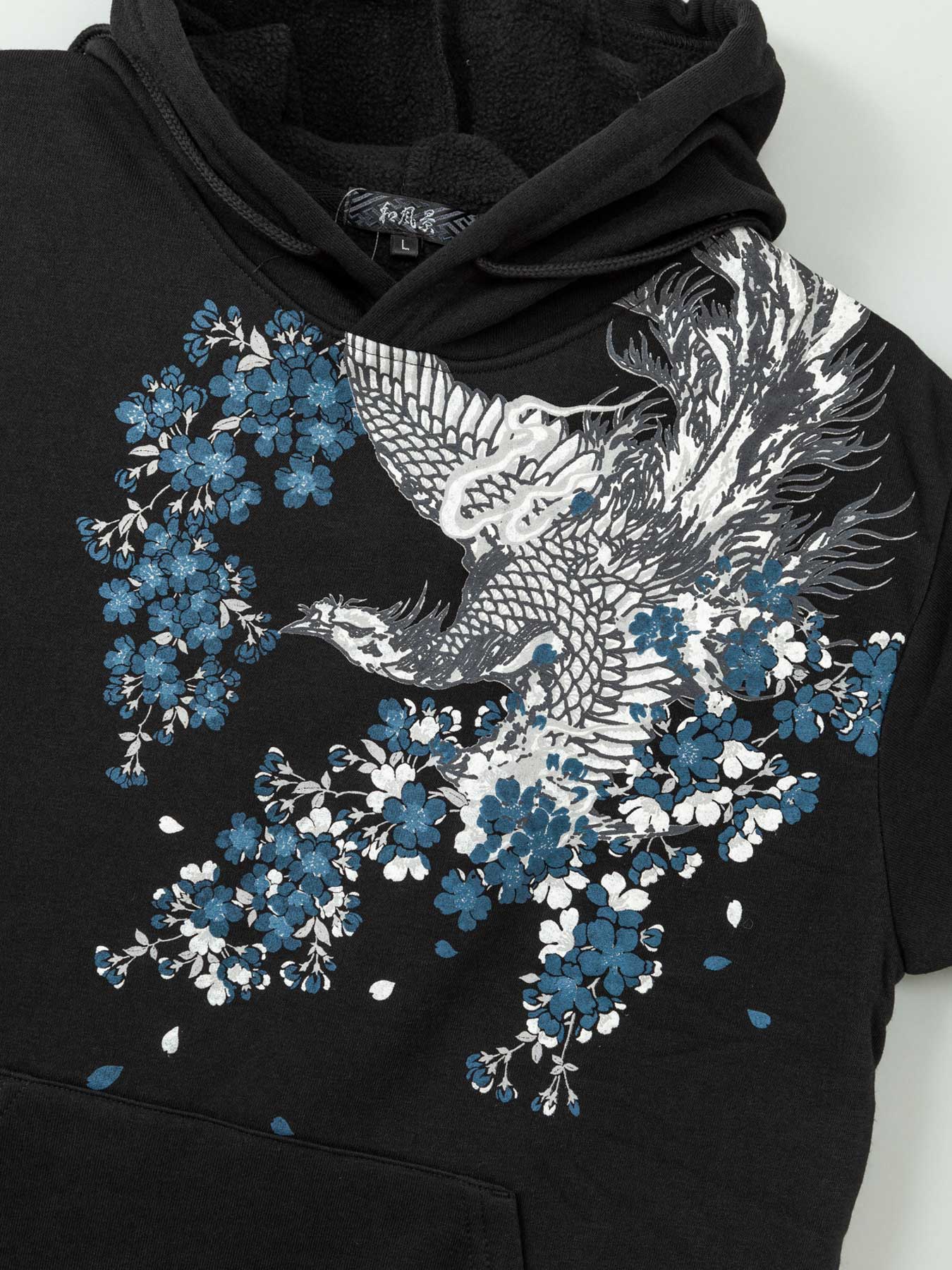 楽天市場 和風景 桜 鳳凰 プリント入り 裏起毛 プルパーカー 返品 取寄対応不可 和柄 スウェット 長袖 通販 メンズ レディース ユニセックス 秋 秋服 冬 冬服 黒 ブラック えんじ ワイン 紺 ネイビー M L Xl Ll 2l Xxl 3l