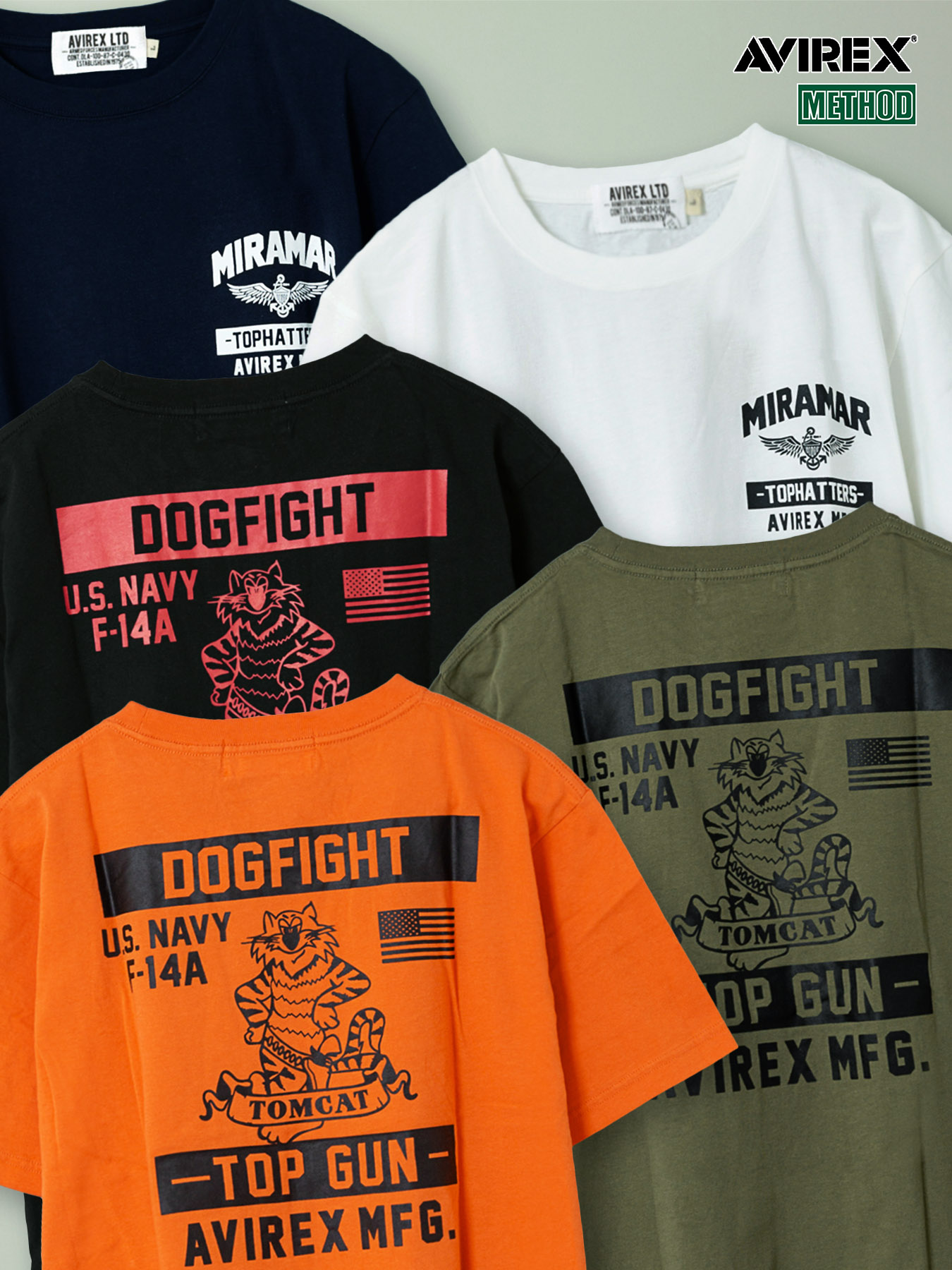 楽天市場】【AVIREX】“TOMCAT” BACK PRINT S/S T-SHIRT〔LIMITED 