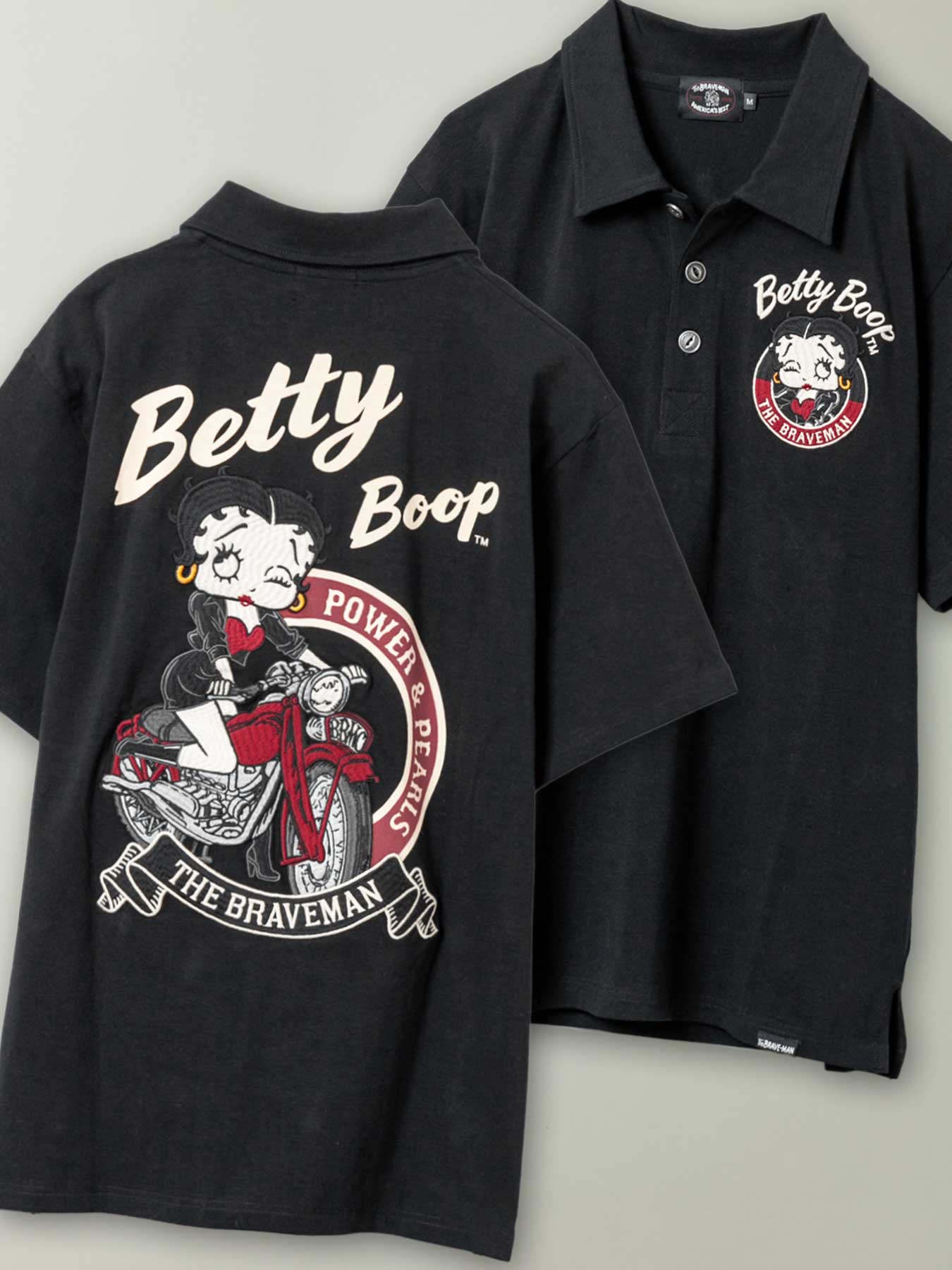 楽天市場】【LOW BLOW KNUCKLE×BETTY BOOP】“特攻服ベティ”刺繍