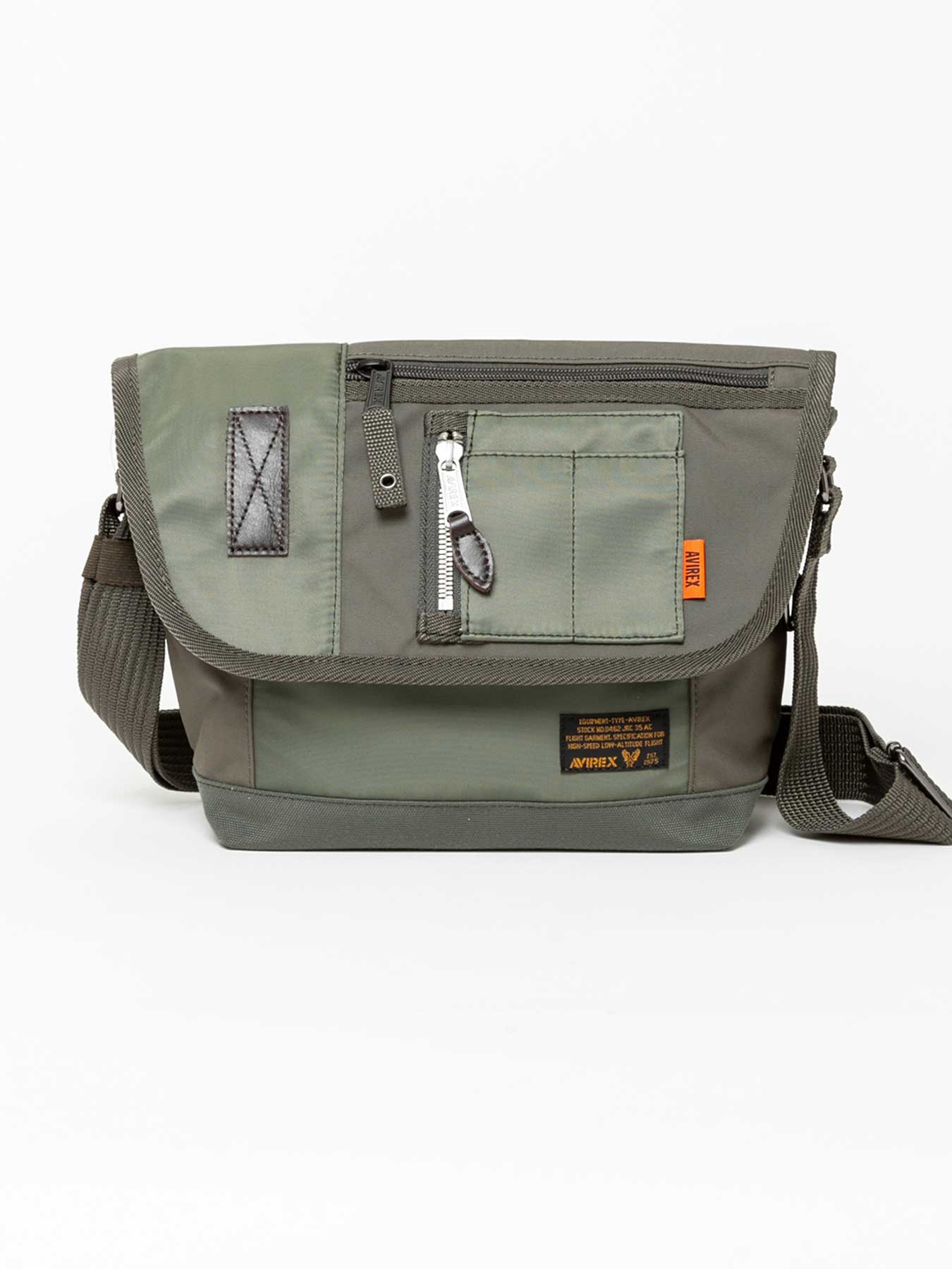 【AVIREX】“EAGLE”MINI SHOULDER BAG AVX3520M ∴ | バッグ ショルダーバッグ ミニショルダー肩掛け 鞄 かばん 通販 オールシーズン メンズ レディース 緑 カーキ 人気 おすすめ ミリタリー ブランド 流儀圧搾 METHOD