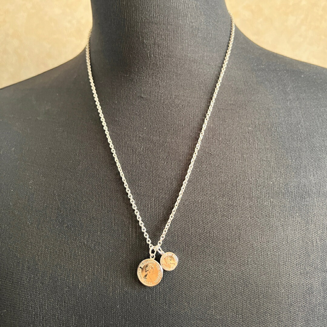 楽天市場】ゴールド ダブルコインネックレス 60センチ チェーンネックレス メンズ レディース ネックレス ペア ペアアクセサリー ロングネックレス  シンプル エリザベスデザイン 金 トレンド 長めネックレス : CTBSHOP 楽天市場店