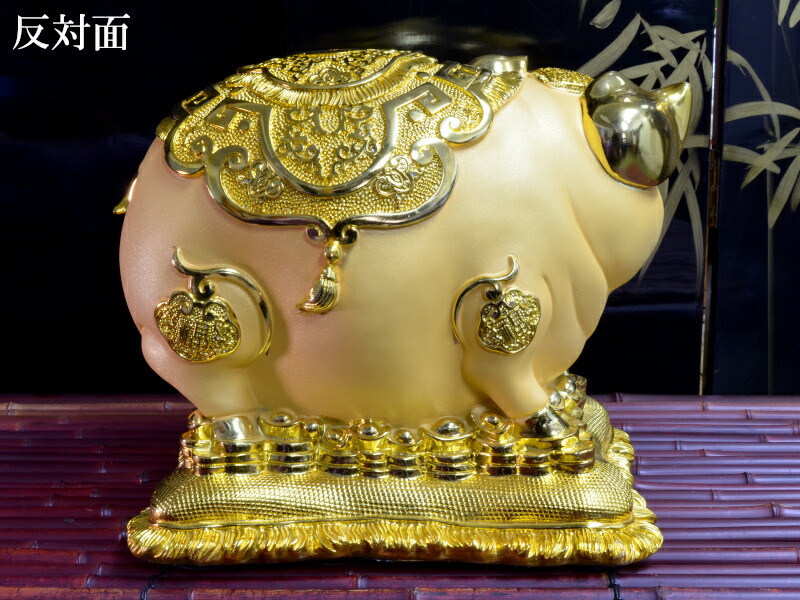 招財!金沙大福大発金豚貯金箱