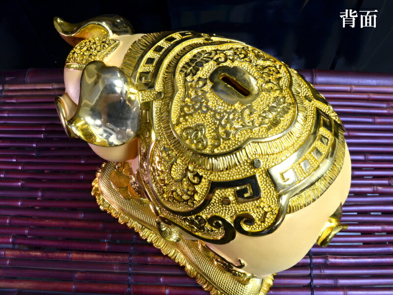 招財!金沙大福大発金豚貯金箱