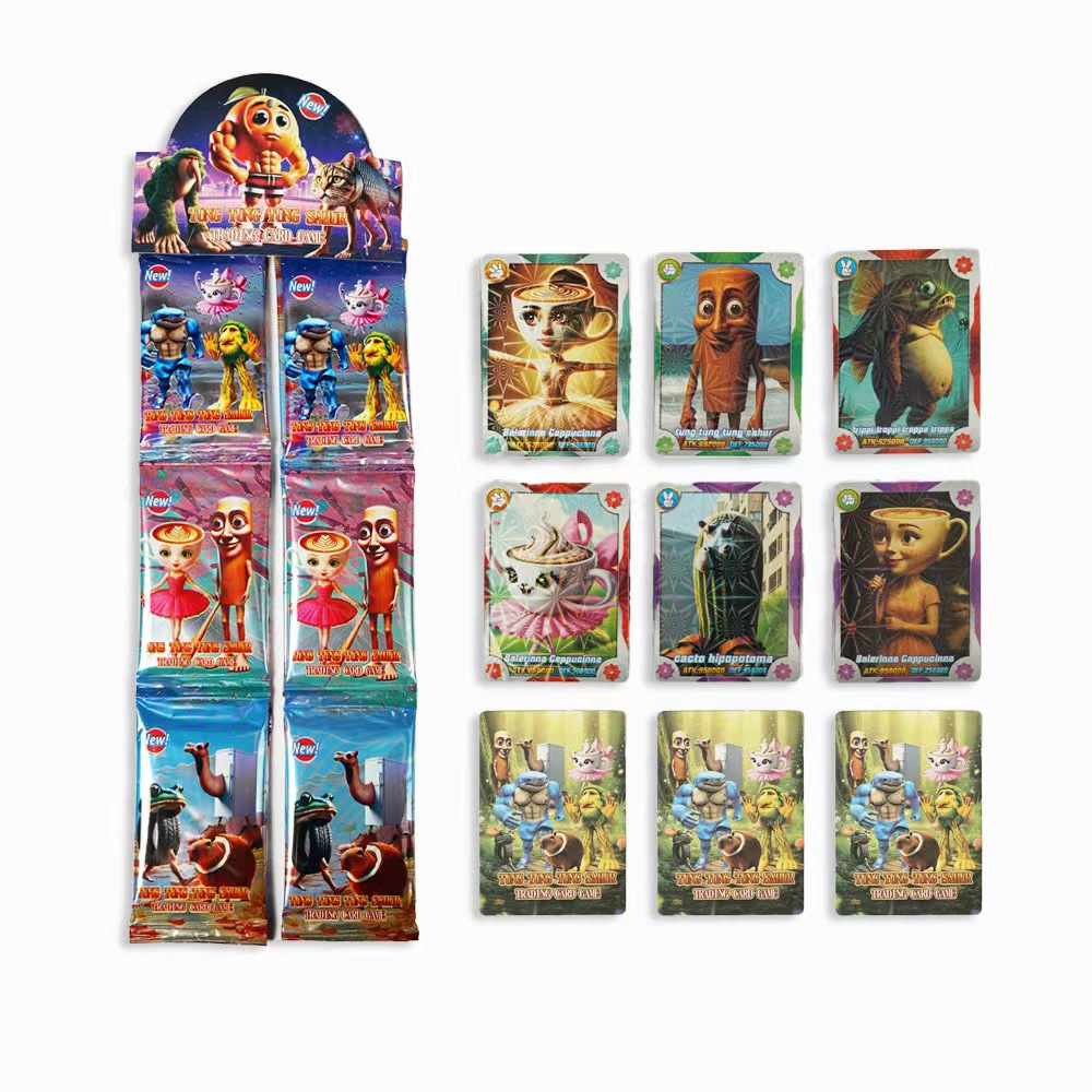 skifidol brainrot ブレインロットカード　4BOX（12パック） skifidol brainrot TCG ブレインロット トレーディングカード