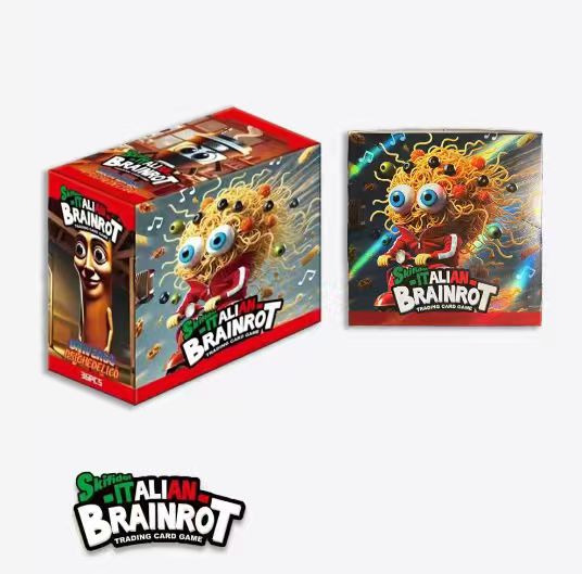 skifidol brainrot ブレインロットカード　4BOX（12パック） Italian Brainrot Trading Card Collection Packs – Earthlets