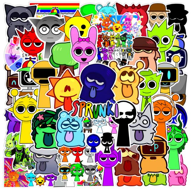 楽天市場】Sprunki incredibox スプランキー ステッカーデコレーション