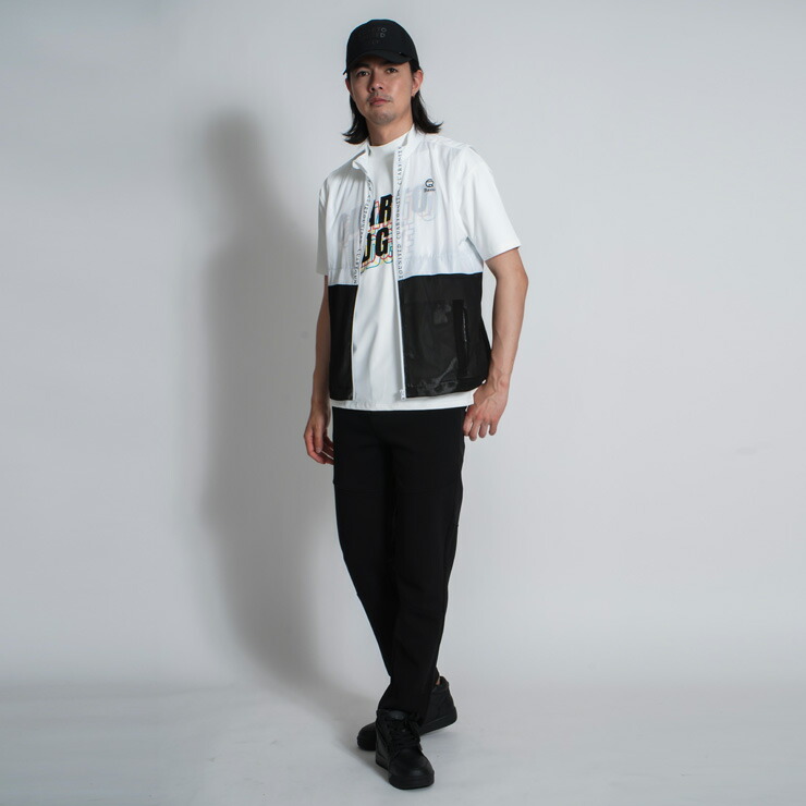 再再販 ゴルフ ベスト 22basic 新作 クアルトユナイテッド A0130men メッシュ 切替 吸汗速乾 Uvカット メンズ ホワイト ブラック ２色 Golf ゴルフウェア スポーティ ウェア アパレル 春 夏 シンプル おしゃれ かっこいい ギフト プレゼント 通気性 Uv 送料無料 Fucoa Cl