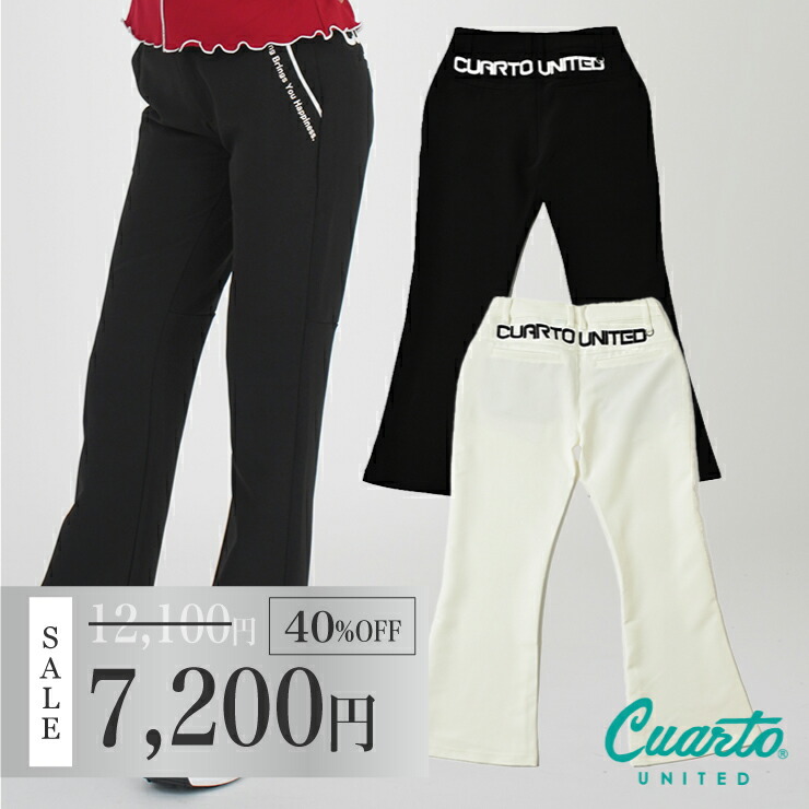 【公式】 ゴルフ スカート 22FW クアルトユナイテッド サイド ビッグ ロゴ 配色 レディース 冬 ポリエステル ポリウレタン ホワイト  オレンジ ブラック ３色 GOLF ゴルフウェア ゴルフスカート カジュアル 着心地 快適 かわいい おしゃれ スポーツ ギフト 秋 冬 ...