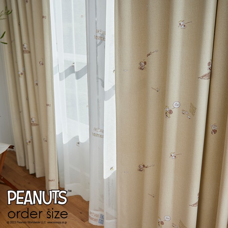 楽天市場】遮光 カーテン MOOMIN/ムーミン タイニーフラワー 100×200cm