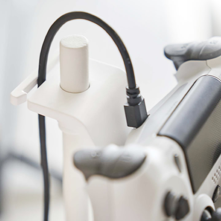 楽天市場 ゲーム 収納 ゲームコントローラー 収納 ラック Smart スマート クッチーナ 送料無料 コントローラー 収納 ラック 整理 リビング テレビ Ps4 Switch 3ds Xbox ヘッドセット 在宅 おうち時間 シンプル おしゃれ 山崎実業 キッチン雑貨 インテリア Cucina