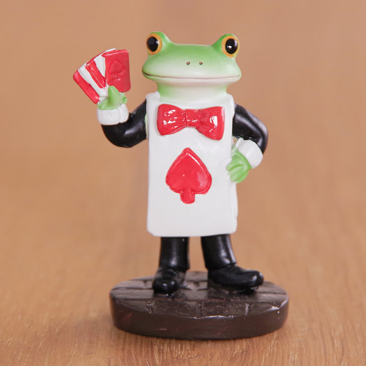 楽天市場】3点で9%OFFクーポン対象 在庫限り カエル 置物 モンスターに