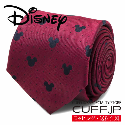 ネクタイ Disney ミッキーマウス レッド ピン ドットアクセサリー メンズジュエリー ジュエリーギフト プレゼント お祝い 結婚式 礼服 結婚式 冠婚葬祭 ビジネス スーツ メンズ 男性 彼氏 夫 新生活 父の日 バレンタイン画像