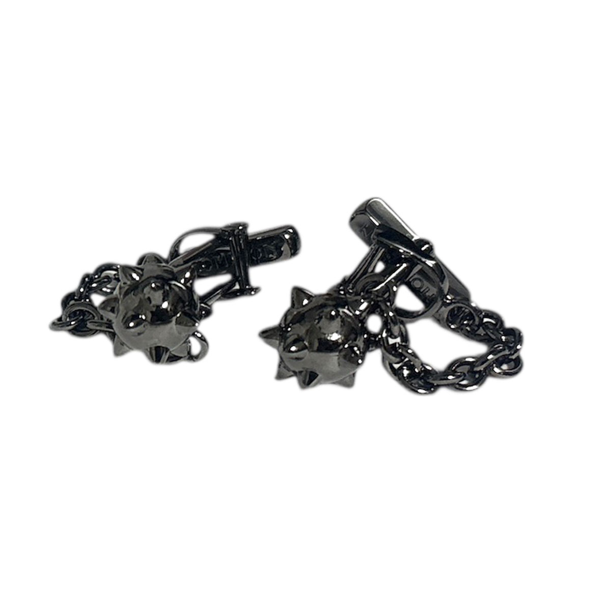 THOMPSON トンプソン ガンメタMaceボールカフスボタン・カフリンクス メンズ th058 結婚式 旦那 プレゼント ギフト 彼氏 父の日 誕生日プレゼント