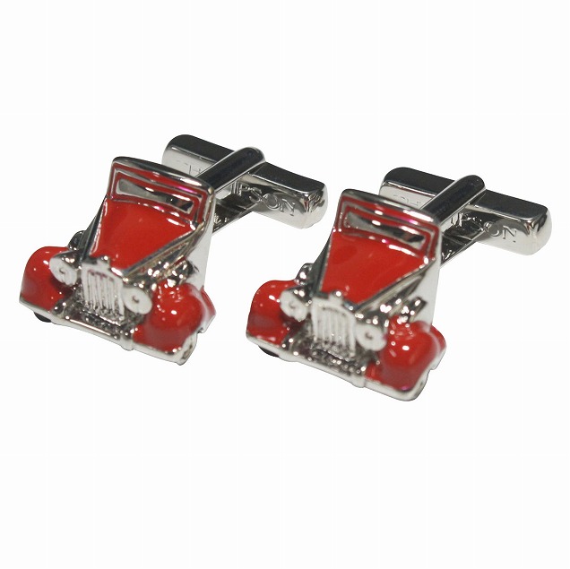 受賞店舗 Thompson トンプソン レッドビンテージカーカフスボタン カフリンクス メンズ Th051 結婚式 旦那 プレゼント ギフト 彼氏 父の日 誕生日プレゼント 安い購入 Psccommunity Com